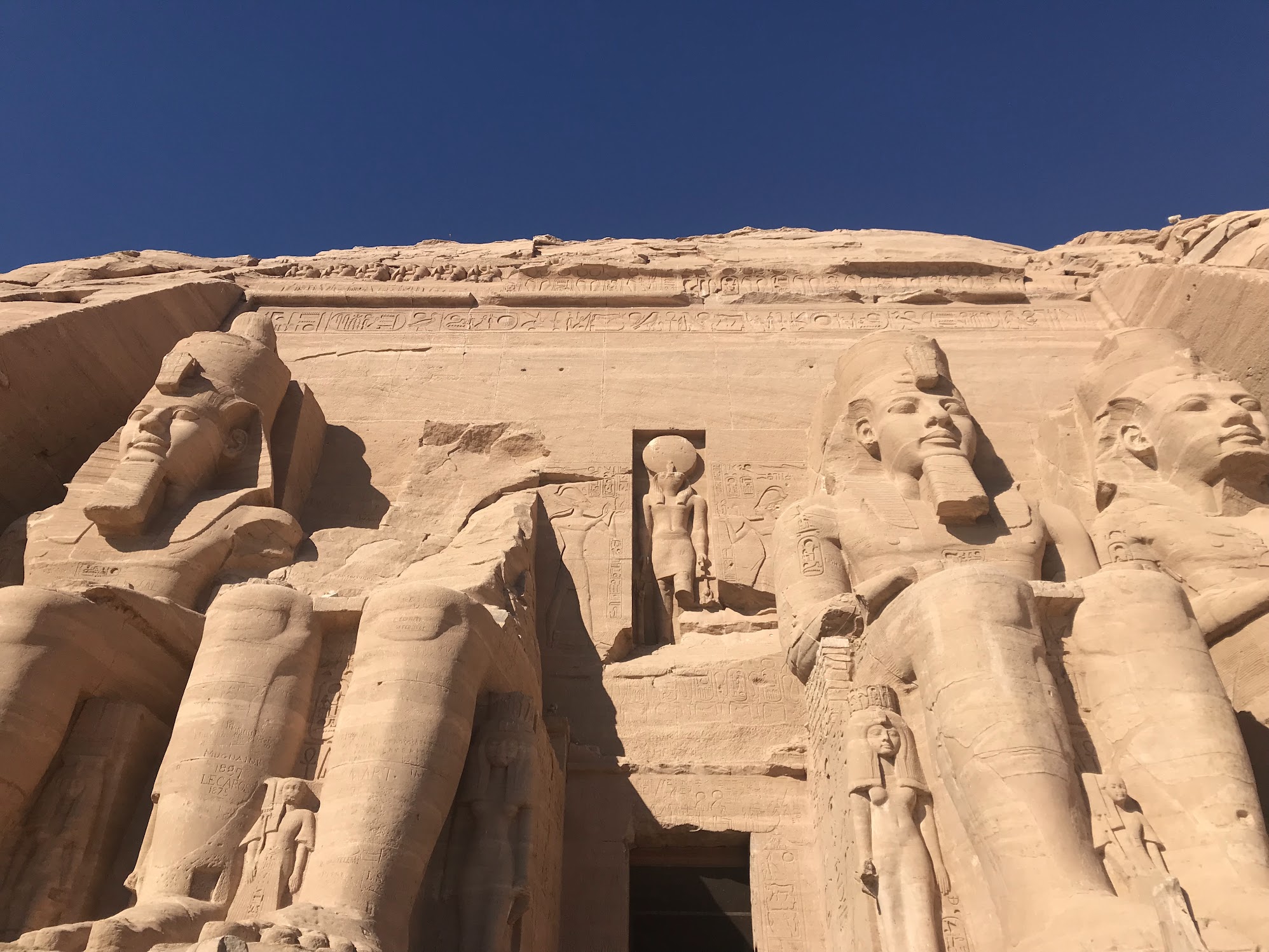 Colossi at Abu Simbel, Egypt